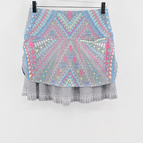 Lucky in Love Desert Vibes Ruched Skort Size XS Print Tennis Skirt Pickleball‎ - Picture 2 of 11